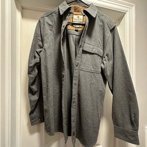 NWOT Men's Gray Button-Up Shirt